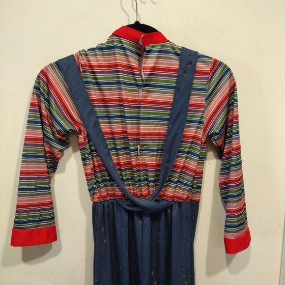 Seed Of Chucky Iconic Good Guy Overalls Halloween Costume Kid's M (8-10) Cosplay - Picture 6 of 7